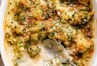 Velvety Cheddar Broccoli Bake