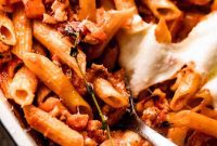 Decadent Vodka Penne Bake