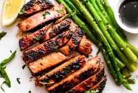 Charred Balsamic Tuna Steaks