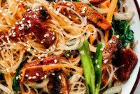 Savory Beef and Glass Noodle Stir-Fry