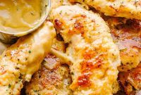 Golden Crispy Baked Chicken Tenders