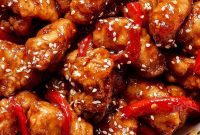 General Tso’s Crispy Sweet Heat Chicken