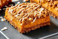 Decadent Pumpkin Cheesecake Bars