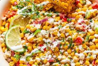 Creamy Mexican Street Corn Salad