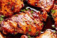 Golden Cajun Butter Chicken Thighs
