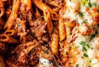 The Ultimate Cheesy Baked Ziti