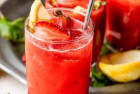 Sun-Kissed Strawberry Lemon Sangria