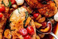 Sticky Balsamic Chicken and Roasted Potatoes