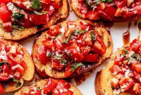 The Ultimate Garlic Bread Bruschetta