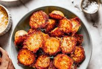 Crispy Golden Parmesan Potatoes