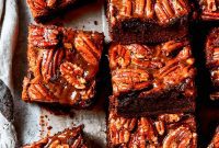 Gooey Pecan Pie Brownie Bars