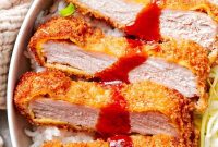 Crispy Golden Pork Cutlet