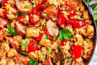 Bayou Chicken and Sausage Jambalaya