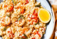 Velvety Shrimp Risotto