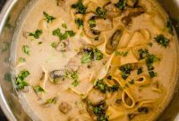Effortless Instant Pot Beef Stroganoff