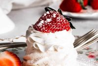 Effortless Strawberry Meringue Nests