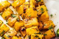 Tequila Glazed Grilled Pineapple
