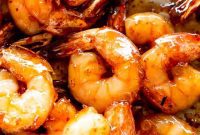 Glazed Honey Garlic Shrimp