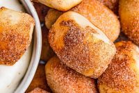 Cinnamon Sugar Pretzel Poppers