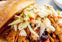 Tender Instant Pot Pulled Pork with Zesty Slaw