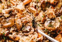 Savory Mushroom Chicken and Rice