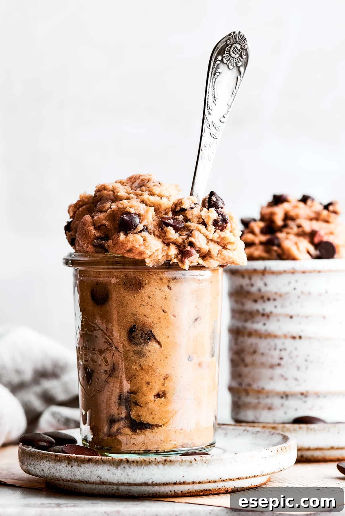 Edible Cookie Dough is a delightfully sweet, simple treat that tastes just like the real thing, but without the worry. If you always want to sneak a spoonful of chocolate chip cookie dough, this recipe is for you!