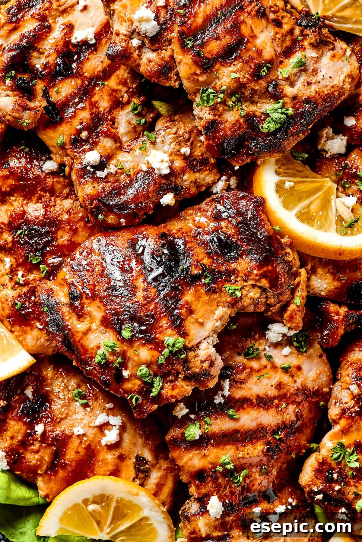 Yogurt Marinated Chicken is an easy grilled chicken recipe that’s versatile, zesty, and easy to make. Everyone will rave over this easy dish! Yogurt marinated chicken grilled and topped with feta cheese.