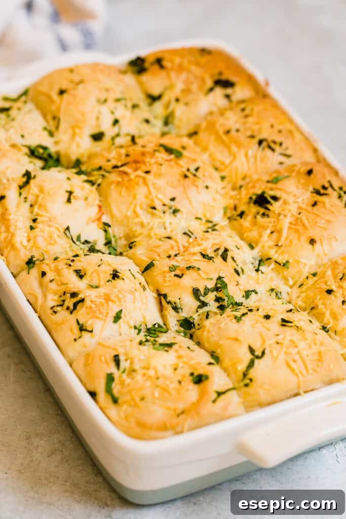 12 Freshly Baked Dinner Rolls in a Pan on the Countertop