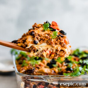 Hearty Mexican Lasagna Casserole