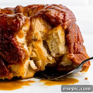 Golden brown Monkey Bread on a serving platter.